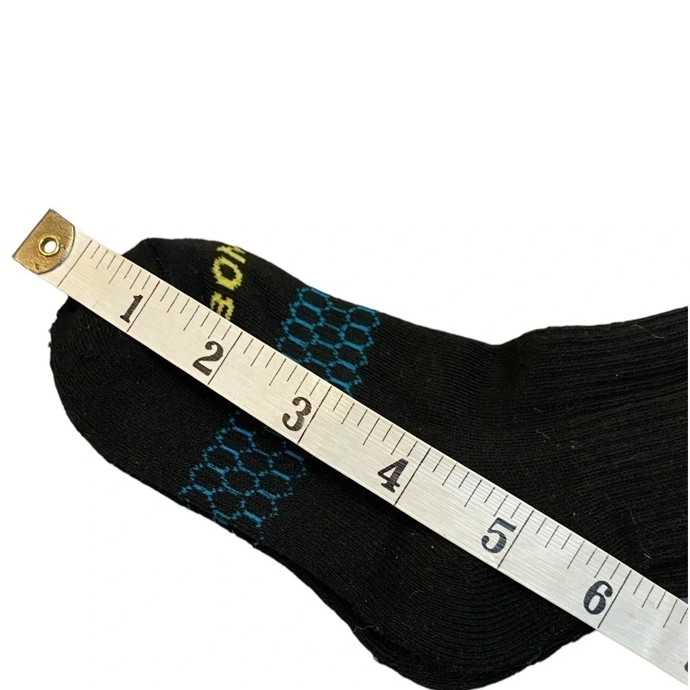 Bombas Youth Black Crew Socks 1 Pair - New XS
